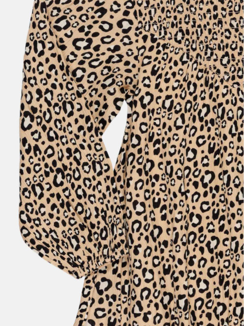 Robe léopard fille (3-12A)