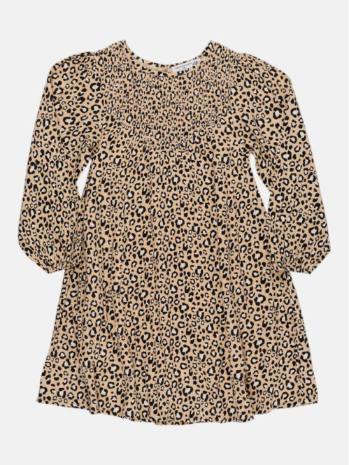 Robe léopard fille (3-12A)
