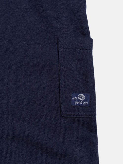 Jogging cargo bleu brut...