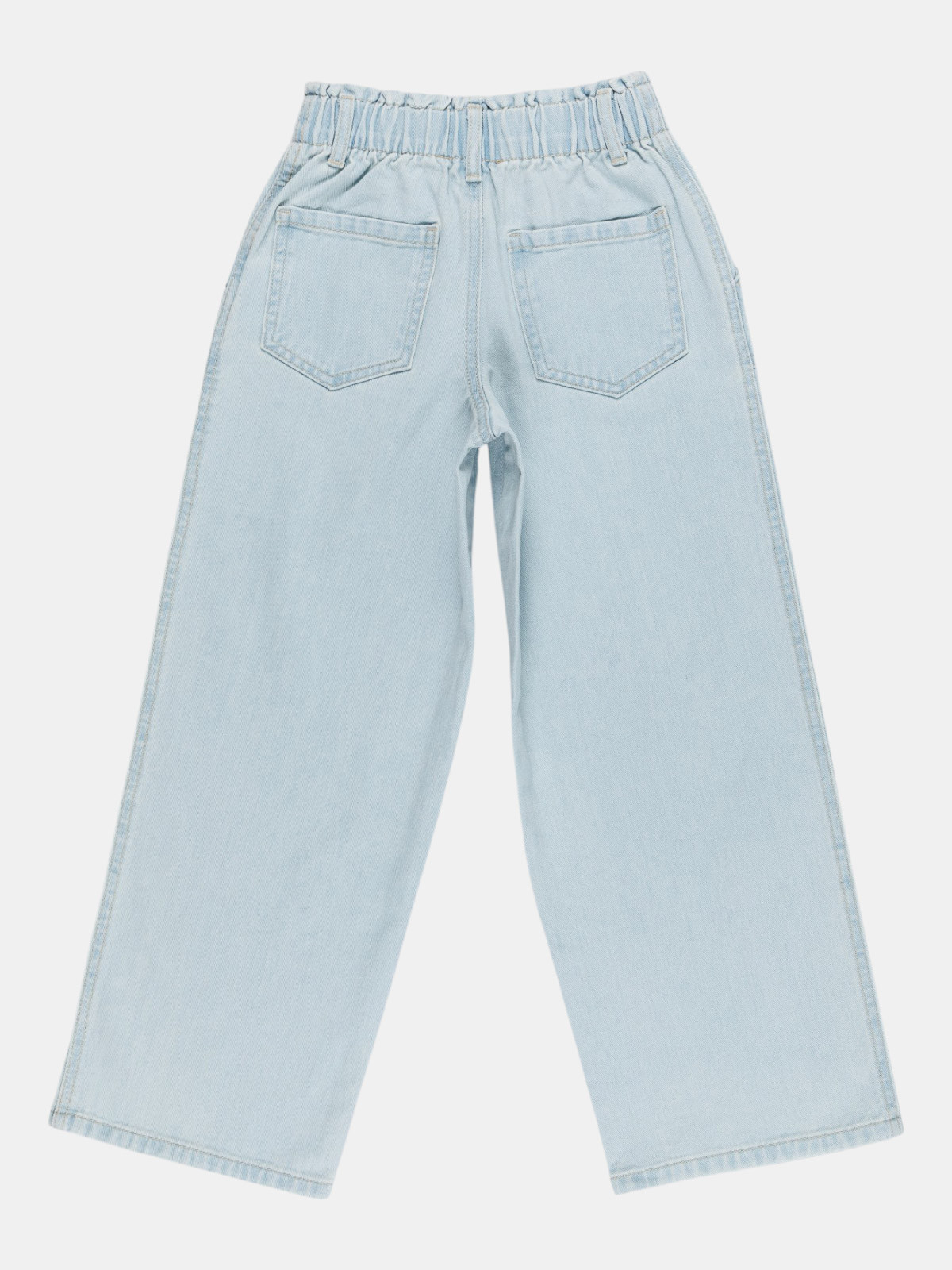 Jean bleach denim baggy fille (3-12A)