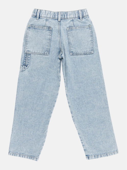Jean baggy bleach denim...