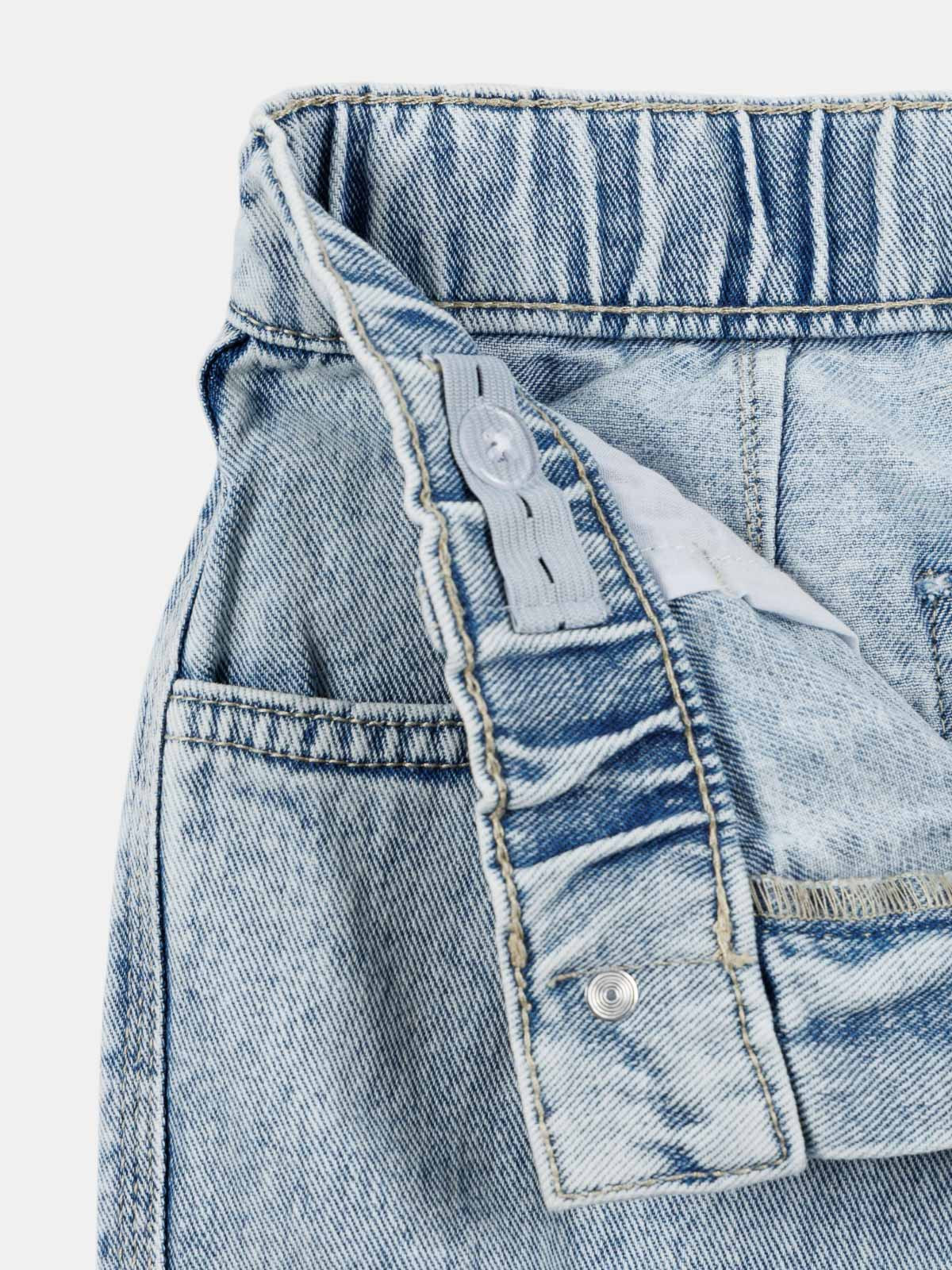 Jean baggy bleach denim garçon (3-12A) Jean baggy bleach denim garçon (3-12A)