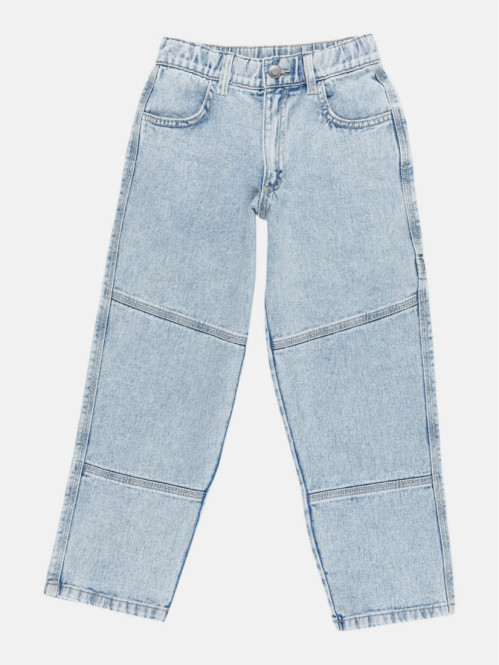 Jean baggy bleach denim...