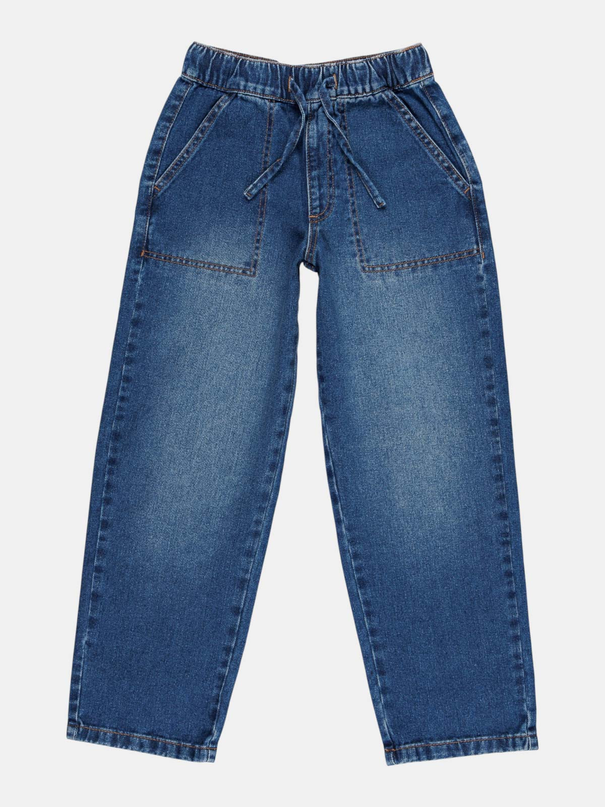 Jean baggy denim stone garçon (3-12A) Jean baggy denim stone garçon (3-12A)