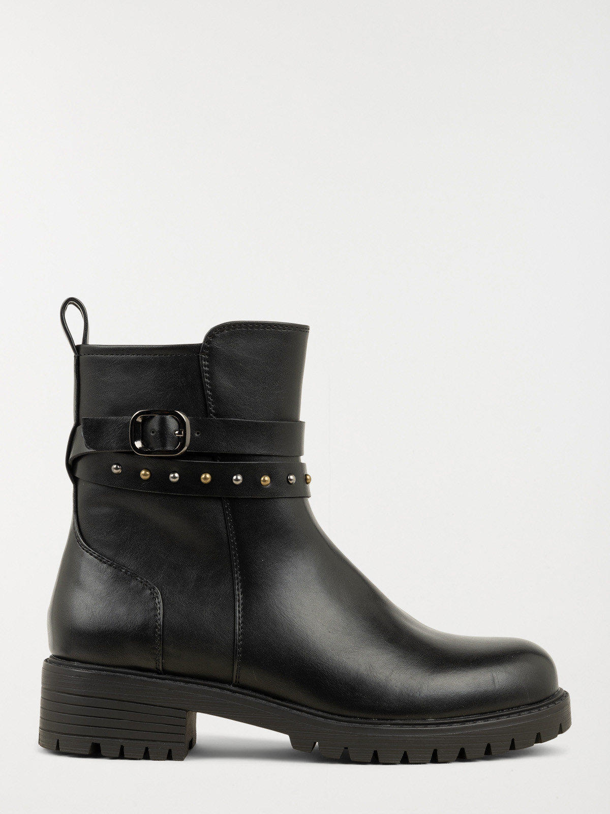 Bottines noires brides femme 36 41