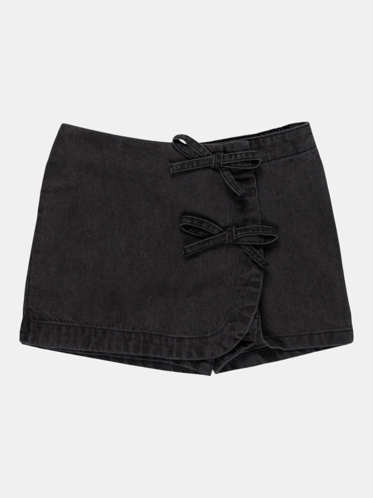 Jupe short noeuds fille (6-12A) Jupe short noeuds fille (6-12A)