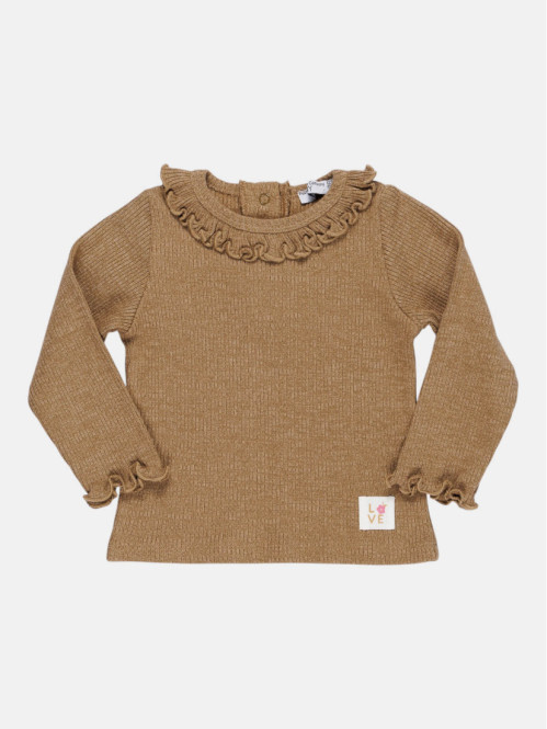 T-shirt Love col claudine...