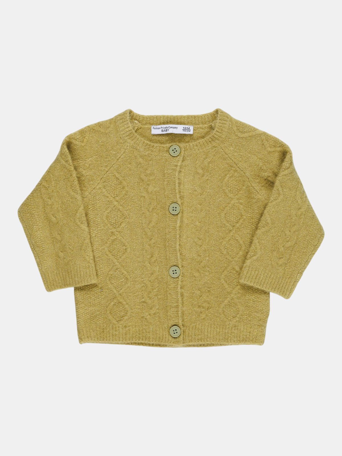 Gilet boutonné doux fille (3-36M) Gilet boutonné doux fille (3-36M)