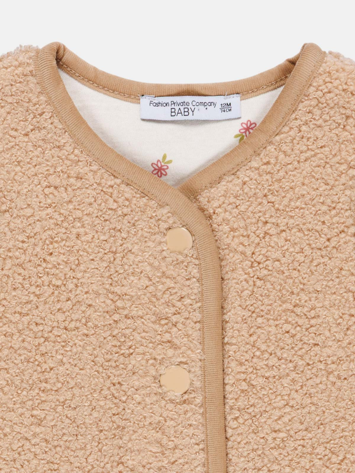Gilet sans manches sherpa fille (3-36M)