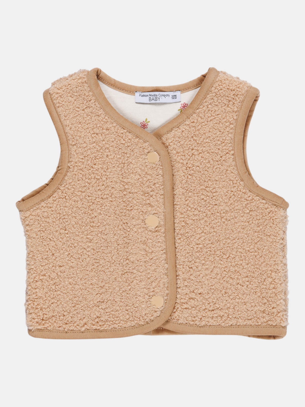 Gilet sans manches sherpa fille (3-36M)