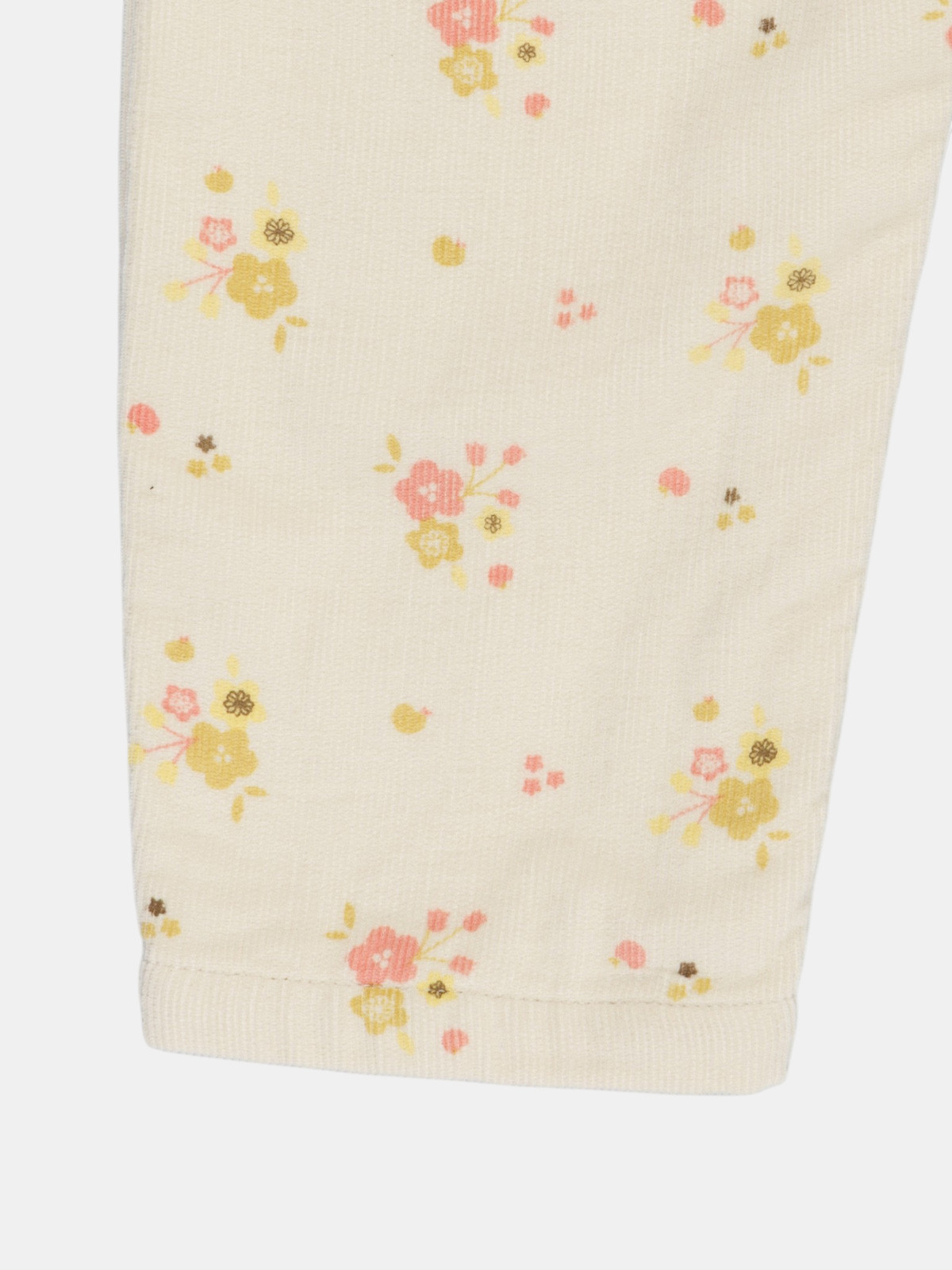 Salopette velours fleuri fille (3-36M)