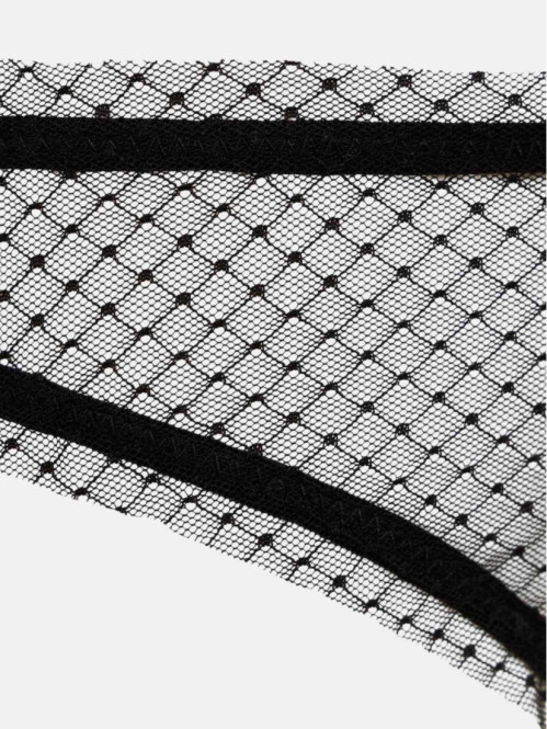 Culotte en dentelle noire...