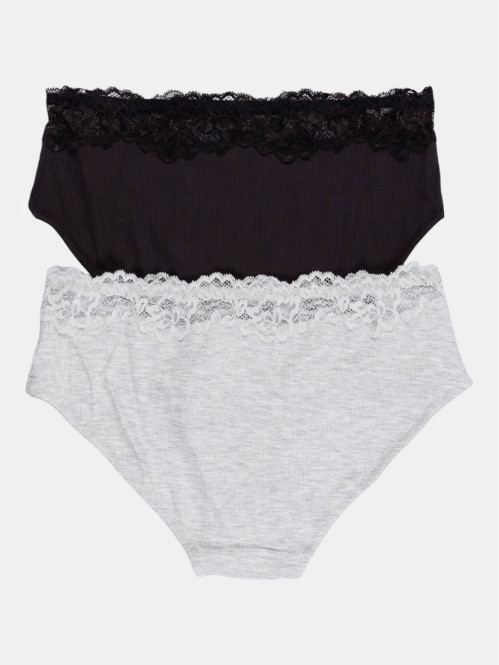 Lot de 2 shorties femme (S-XL)