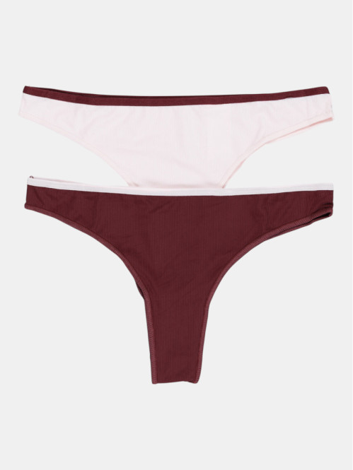Lot de 2 tangas femme (S-XL)