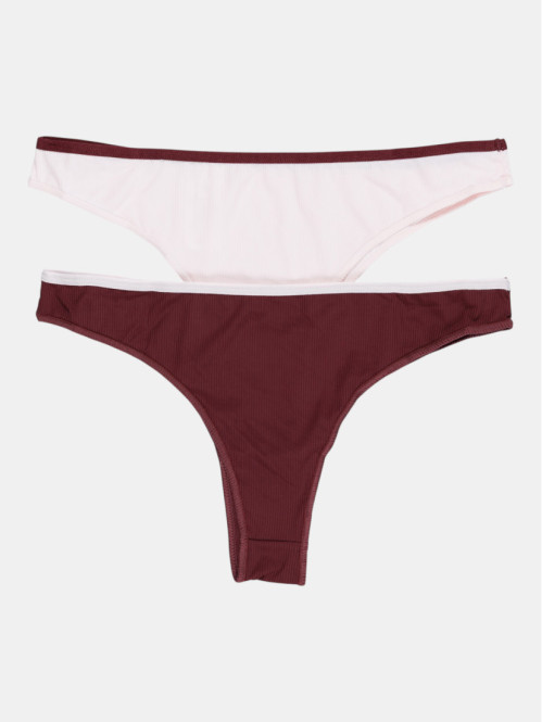Lot de 2 tangas femme (S-XL)