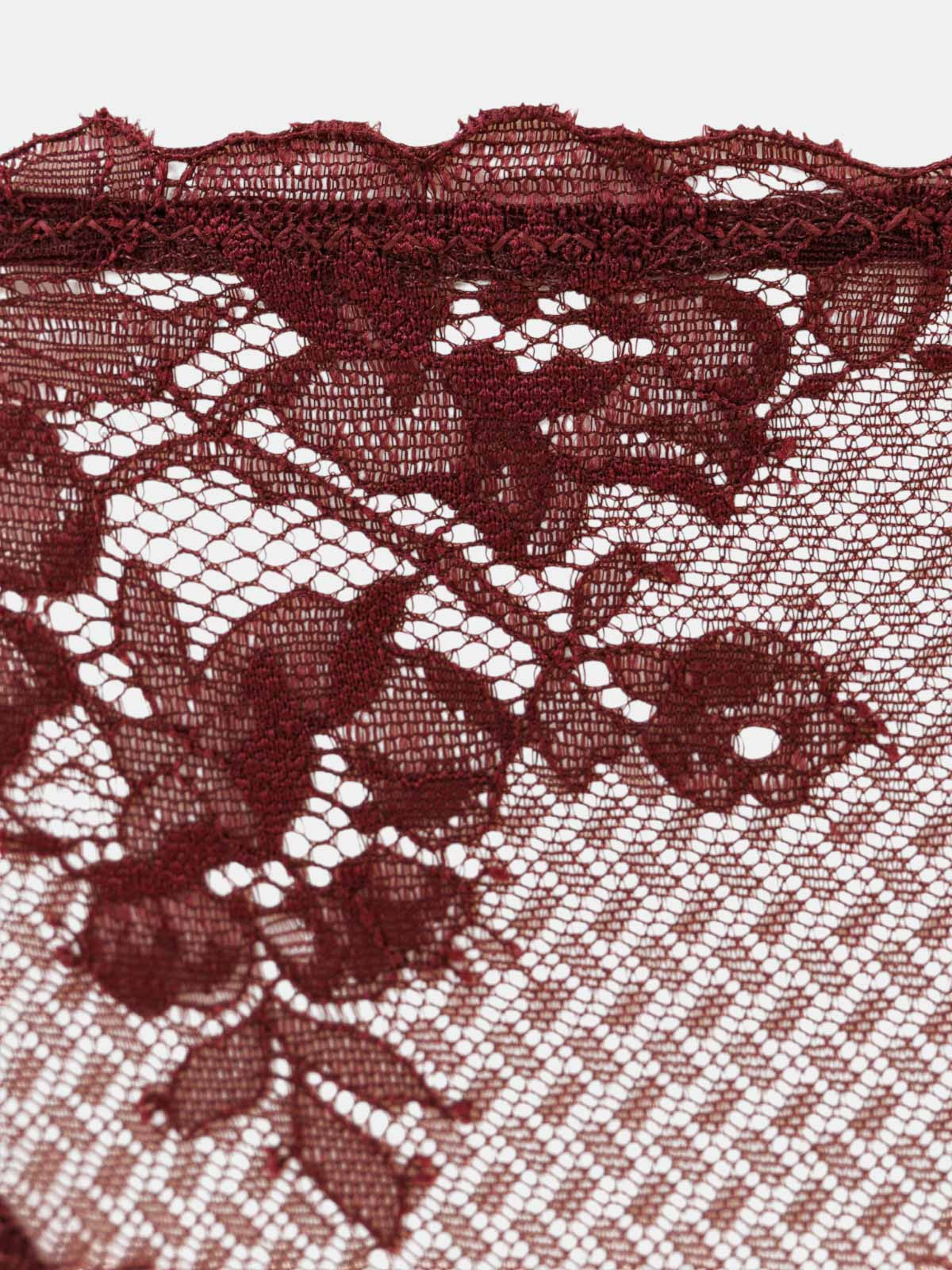 Tanga dentelle burgundy femme (S-XL) Tanga dentelle burgundy femme (S-XL)