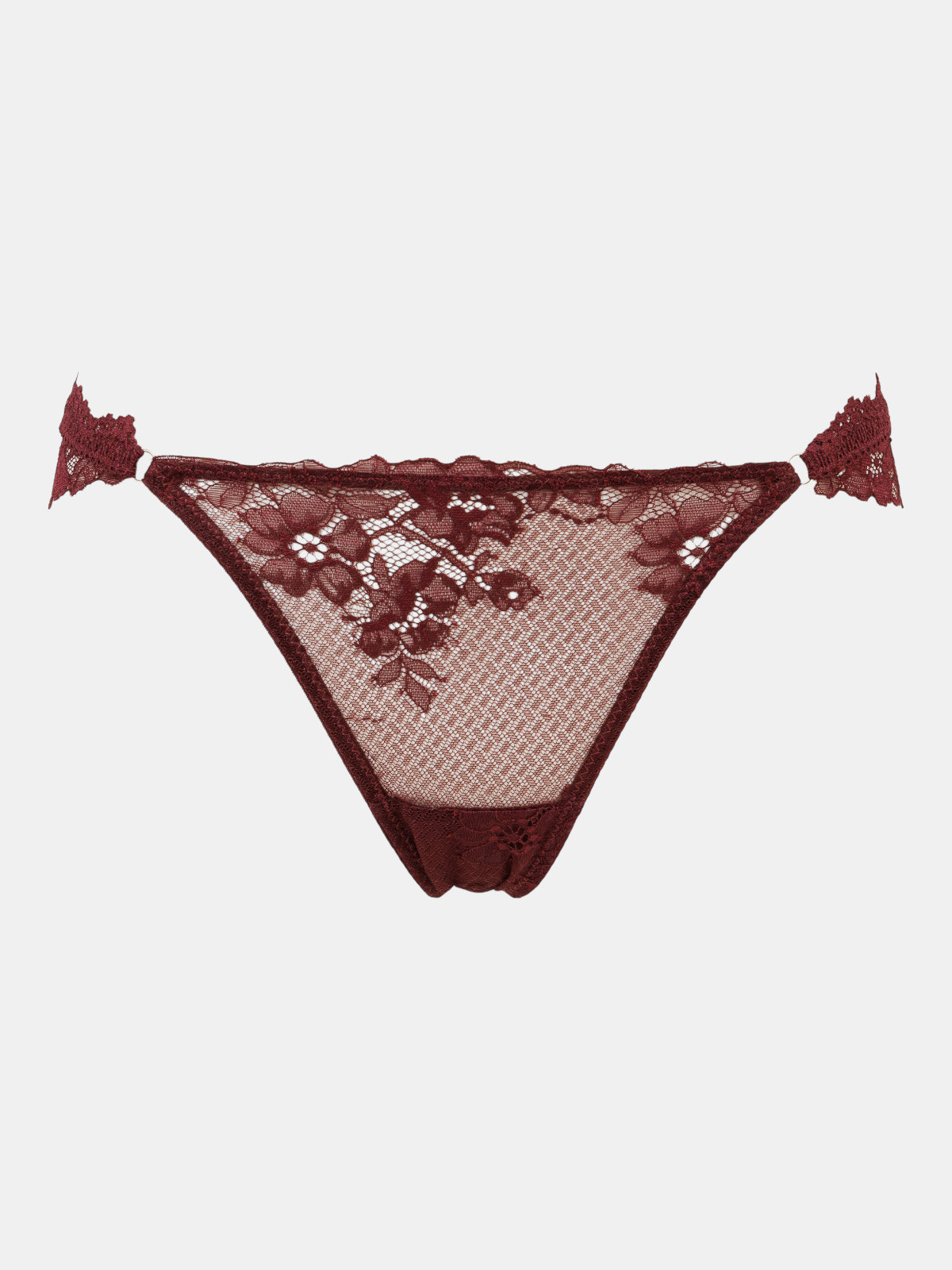 Tanga dentelle burgundy femme (S-XL) Tanga dentelle burgundy femme (S-XL)