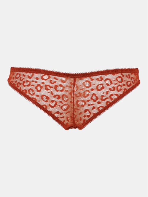 Tanga dentelle léopard...
