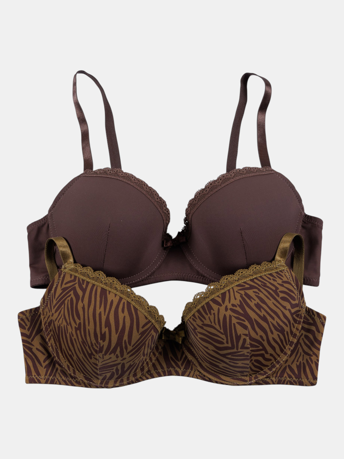 Lot de 2 soutiens-gorge femme (85B-100C) Lot de 2 soutiens-gorge femme (85B-100C)