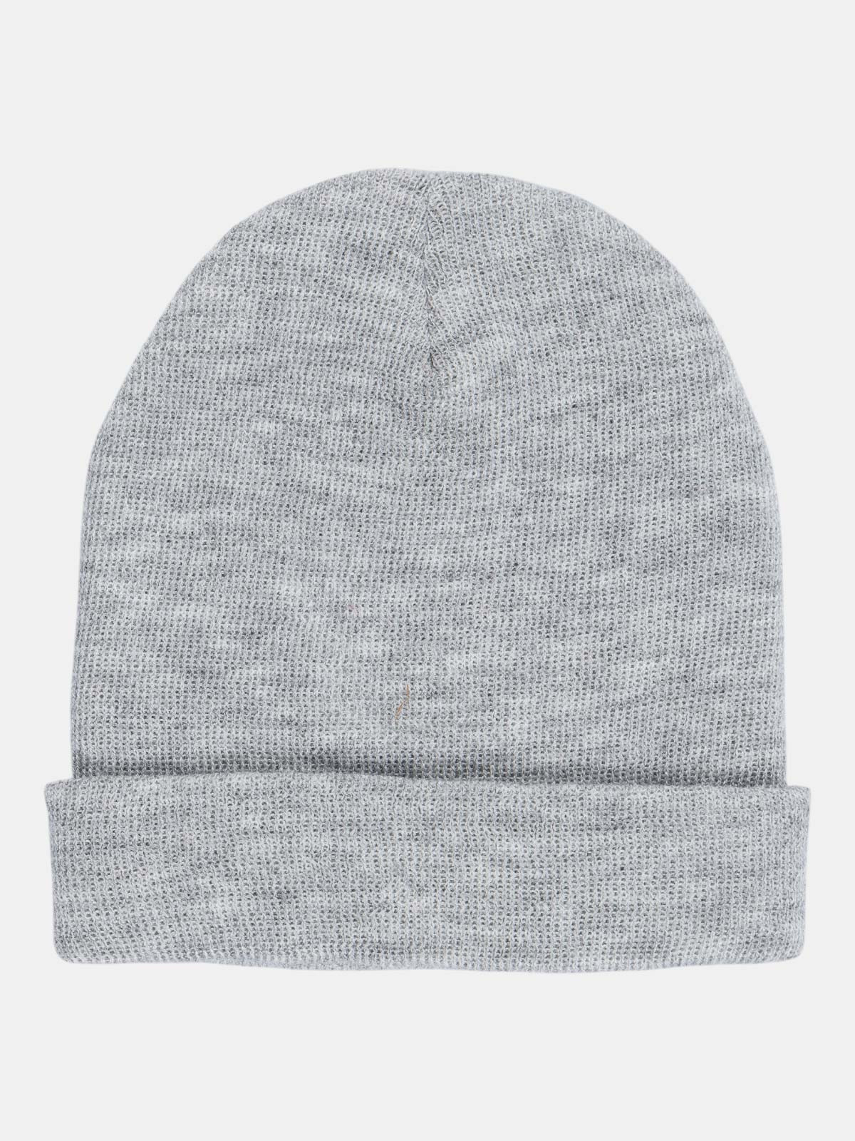Bonnet revers gris homme Bonnet revers gris homme
