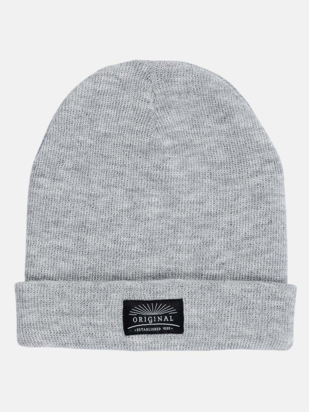Bonnet revers gris homme Bonnet revers gris homme