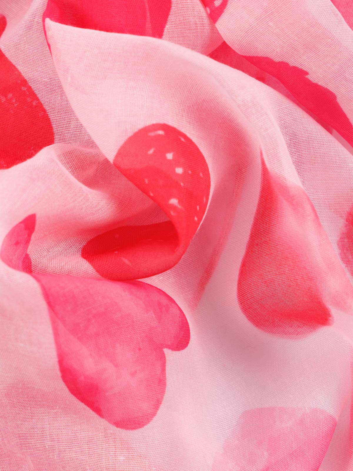 Foulard motif coeur femme Foulard motif coeur femme