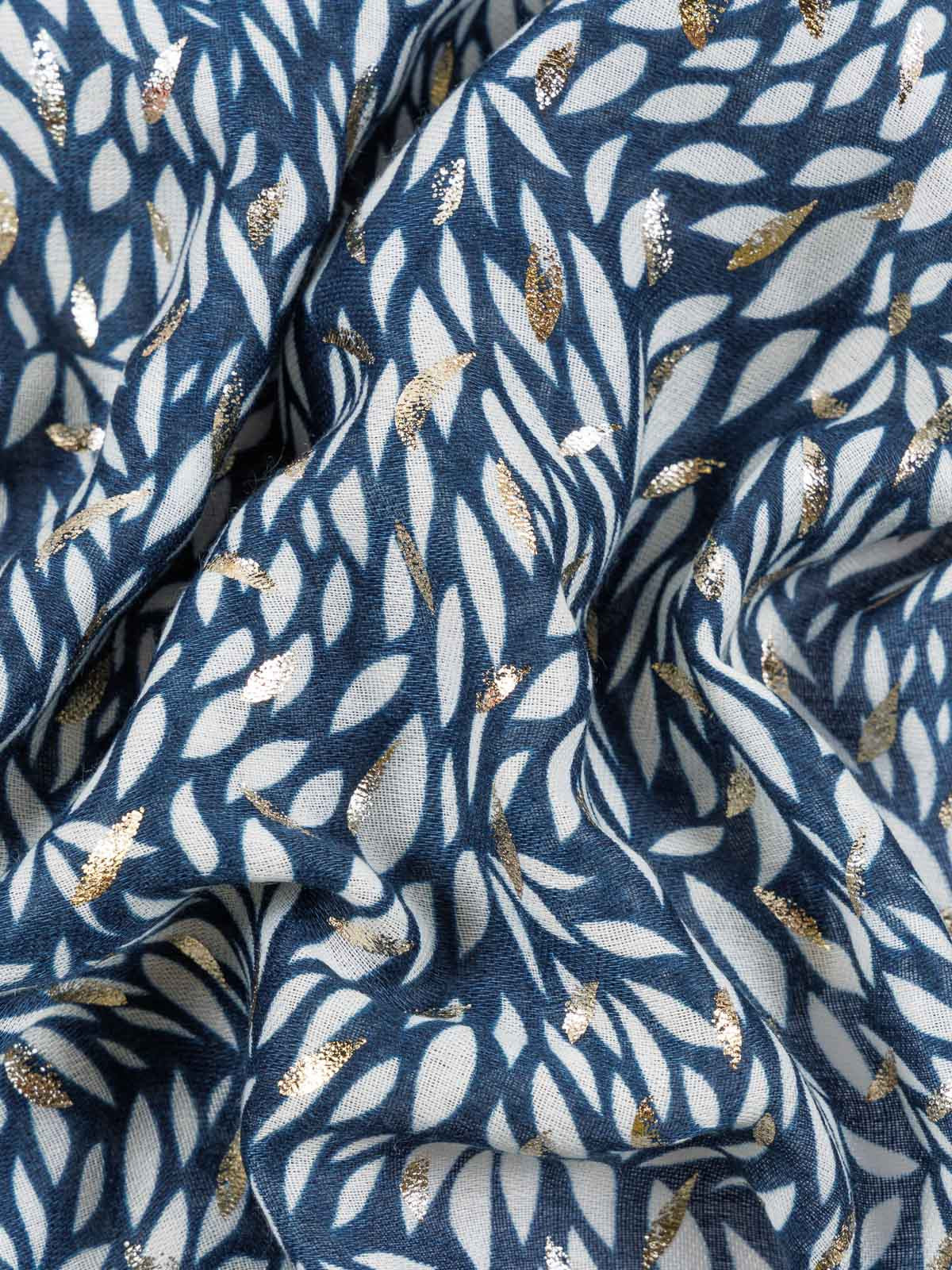 Foulard motif feuillage femme Foulard motif feuillage femme