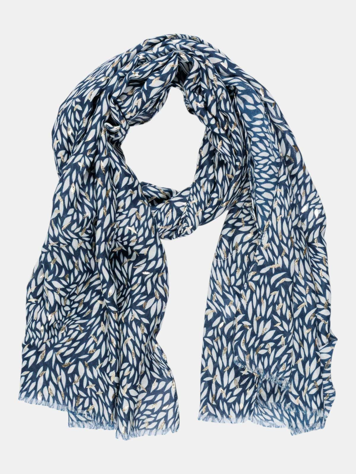 Foulard motif feuillage femme Foulard motif feuillage femme