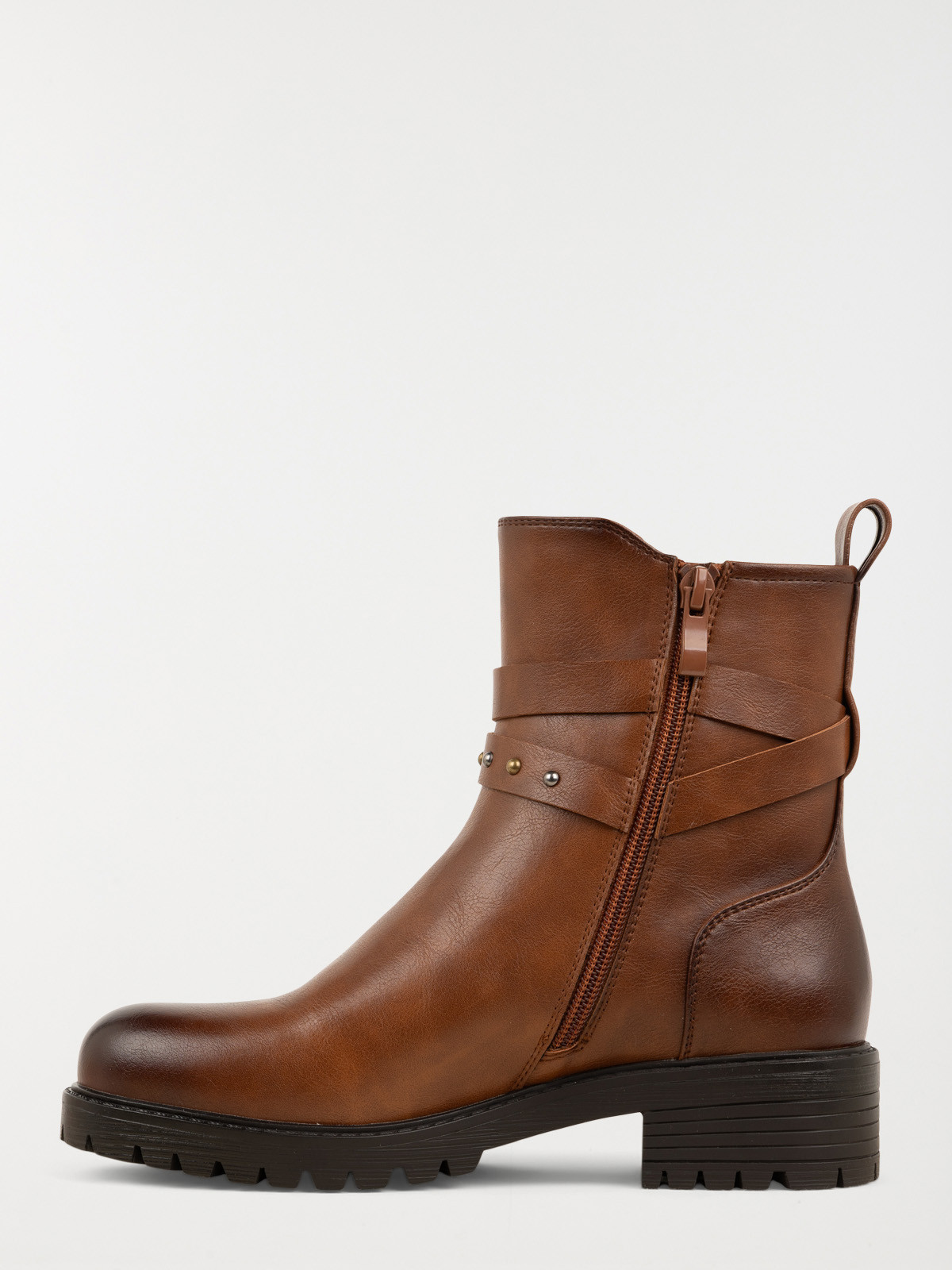 Bottines marrons brides femme (36-41) Bottines marrons brides femme (36-41)