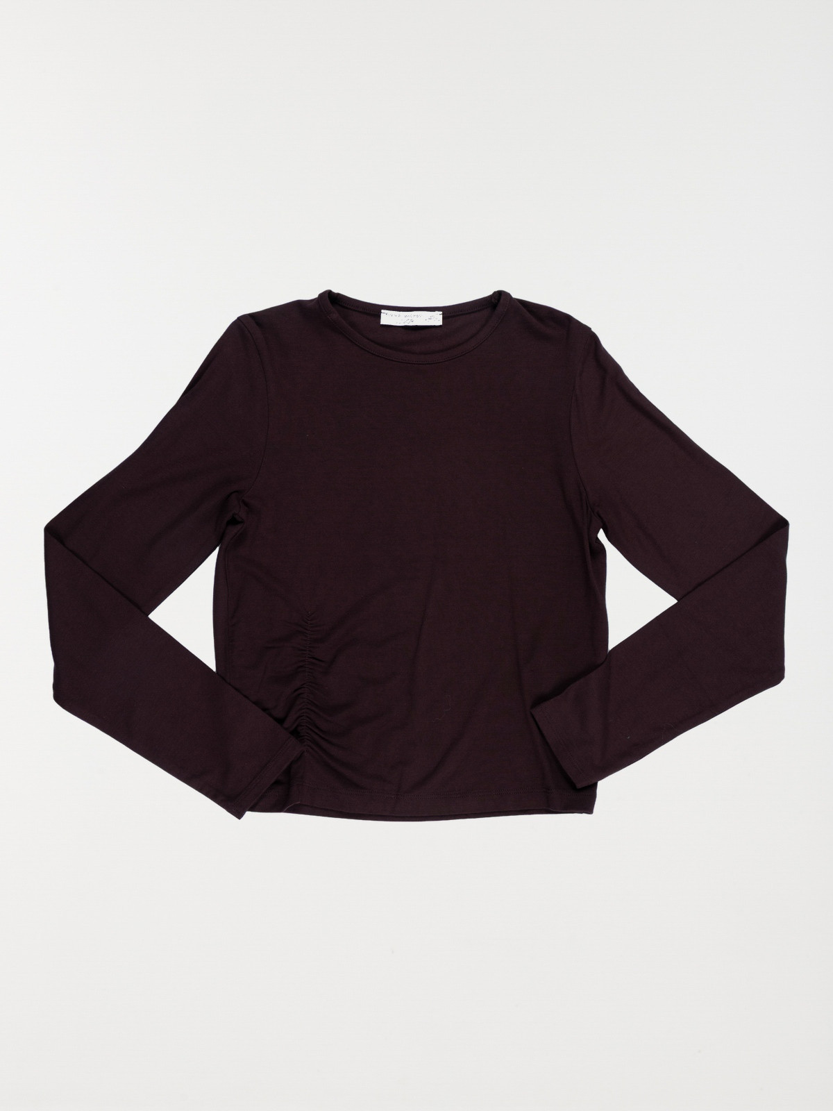 T-shirt fronces devant fille (XXS-M)