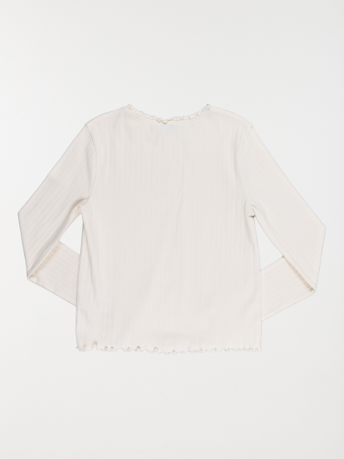 T-shirt noeud col dentelle fille (XXS-M)
