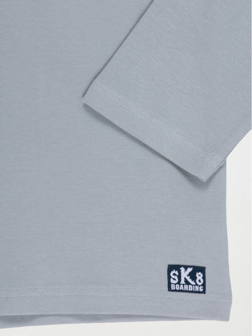 T-shirt gris SK8 garçon...