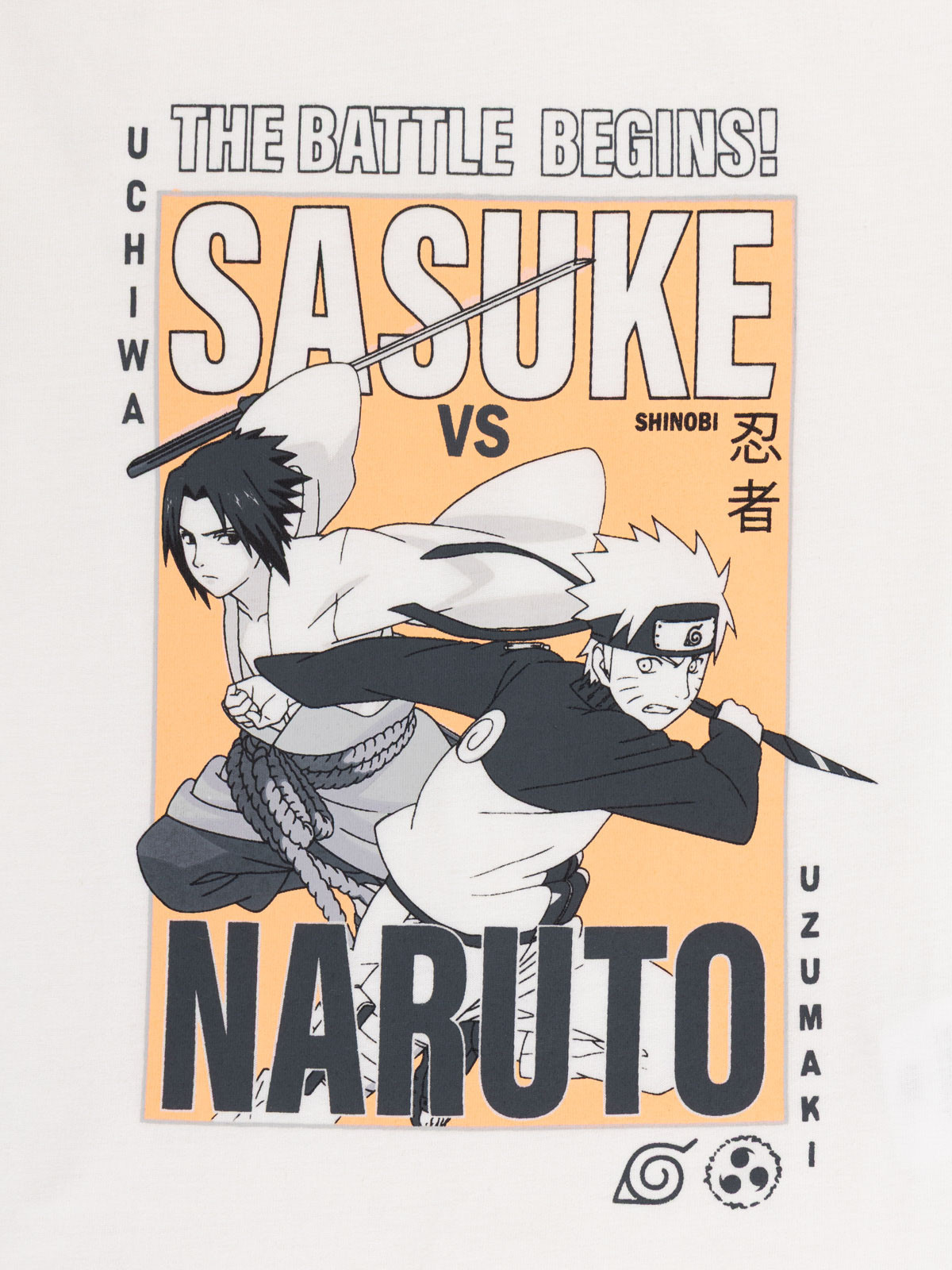 T-shirt Sasuke et Naruto garçon (5-12A) T-shirt Sasuke et Naruto garçon (5-12A)