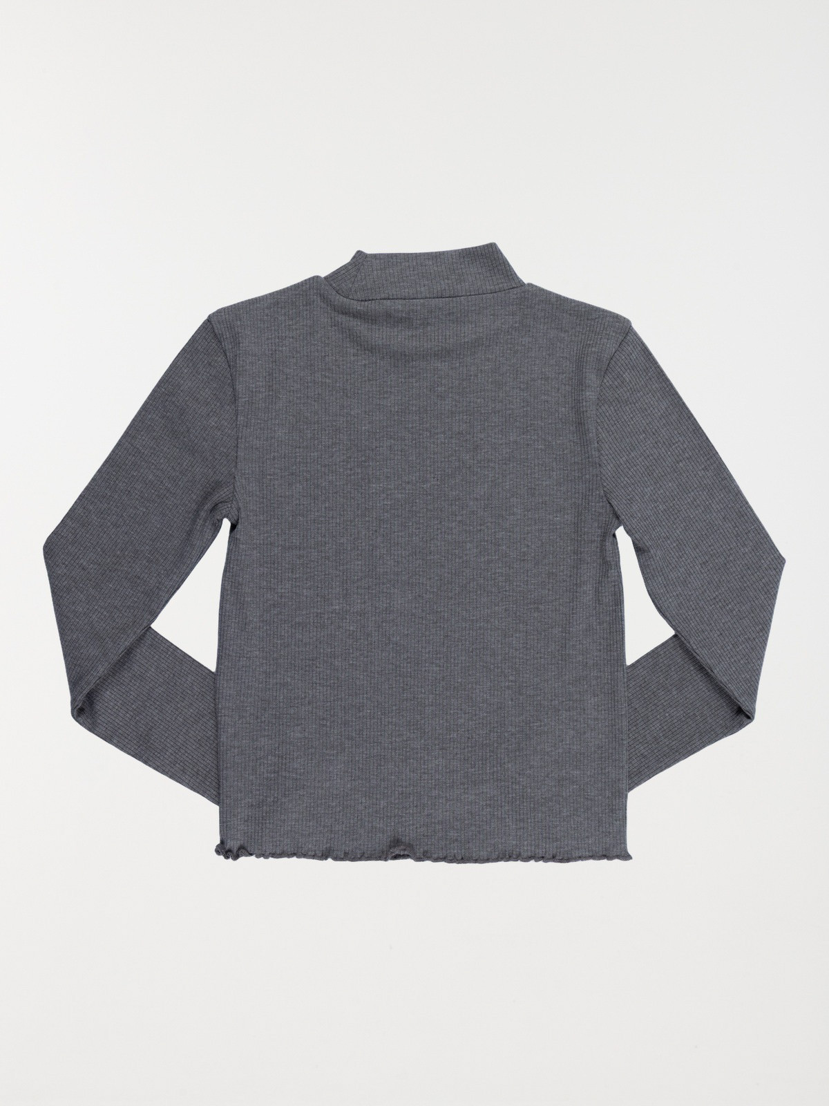 T-shirt col montant uni fille (3-12A) T-shirt col montant uni fille (3-12A)
