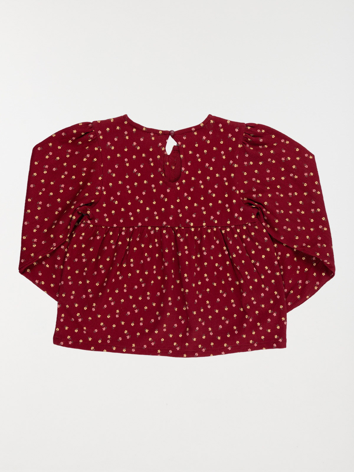 Blouse fleurie avec nœuds fille (3-12A) Blouse fleurie avec nœuds fille (3-12A)