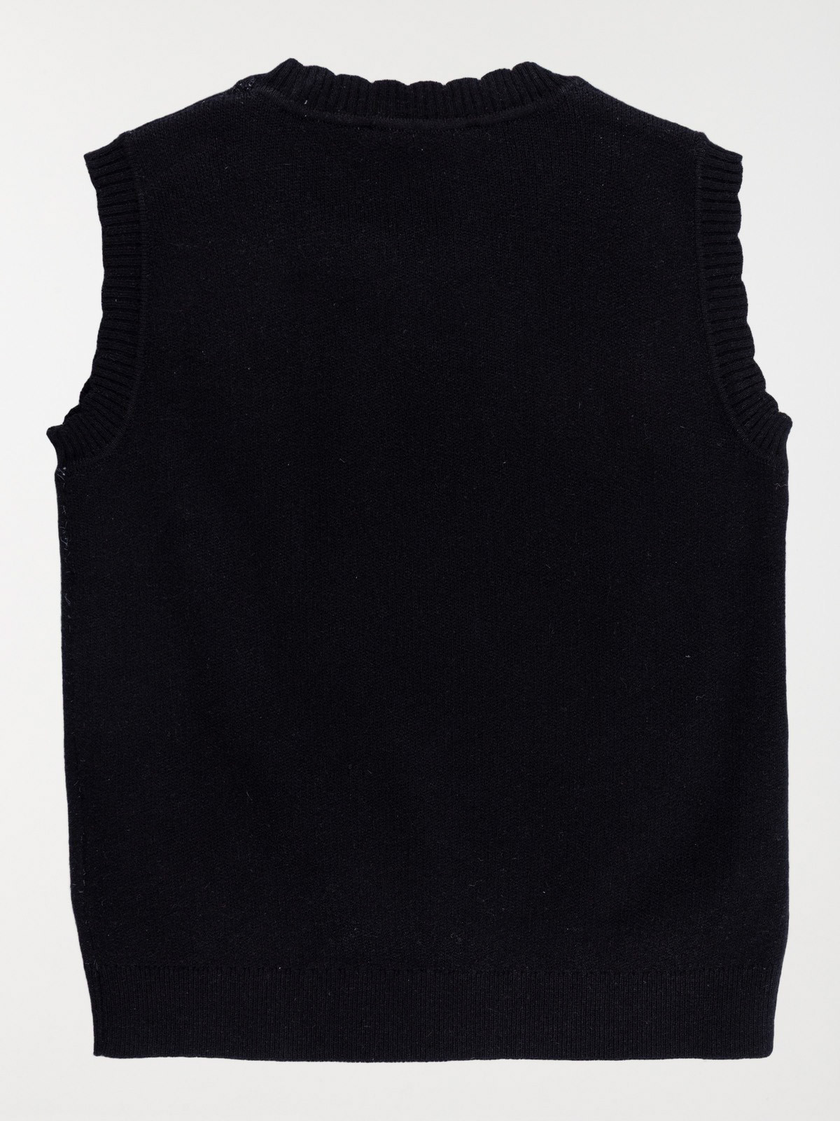 Pull sans manches noeuds fille (3-12A) Pull sans manches noeuds fille (3-12A)