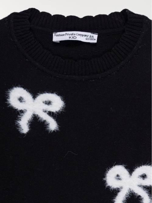 Pull sans manches noeuds...