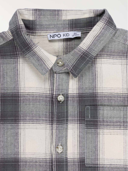 Chemise à carreaux garçon...