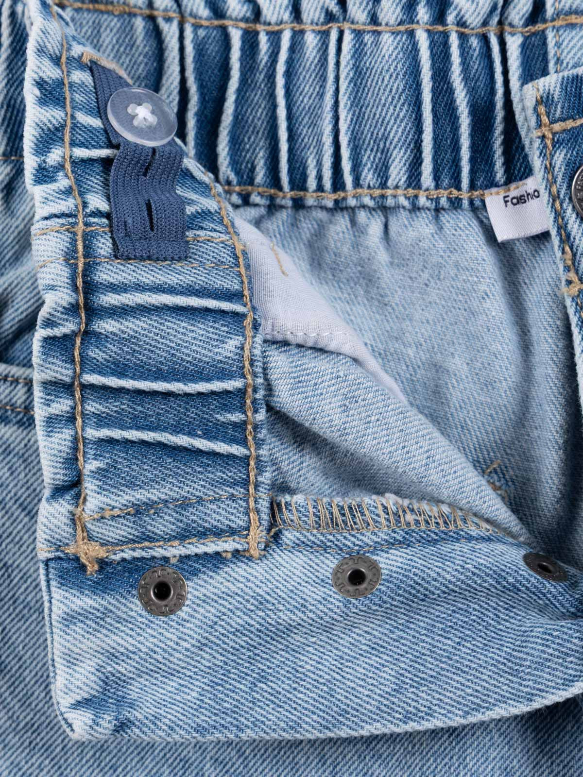 Jean wide leg double stone fille (3-12A)