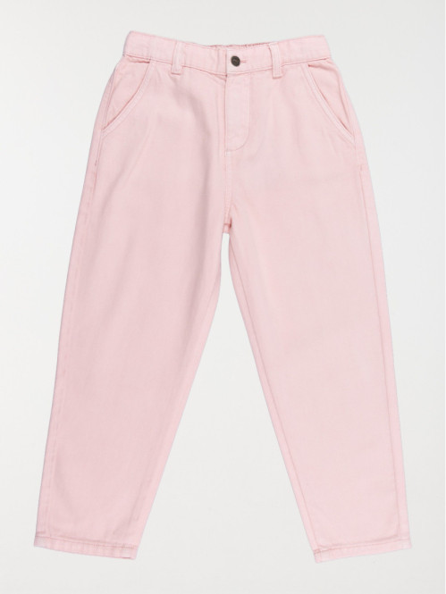 Jean barrel rose fille (3-12A)