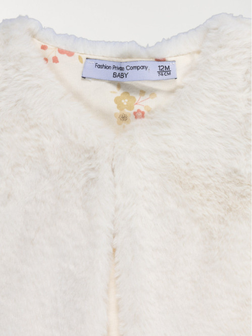 Gilet doux sans manches...