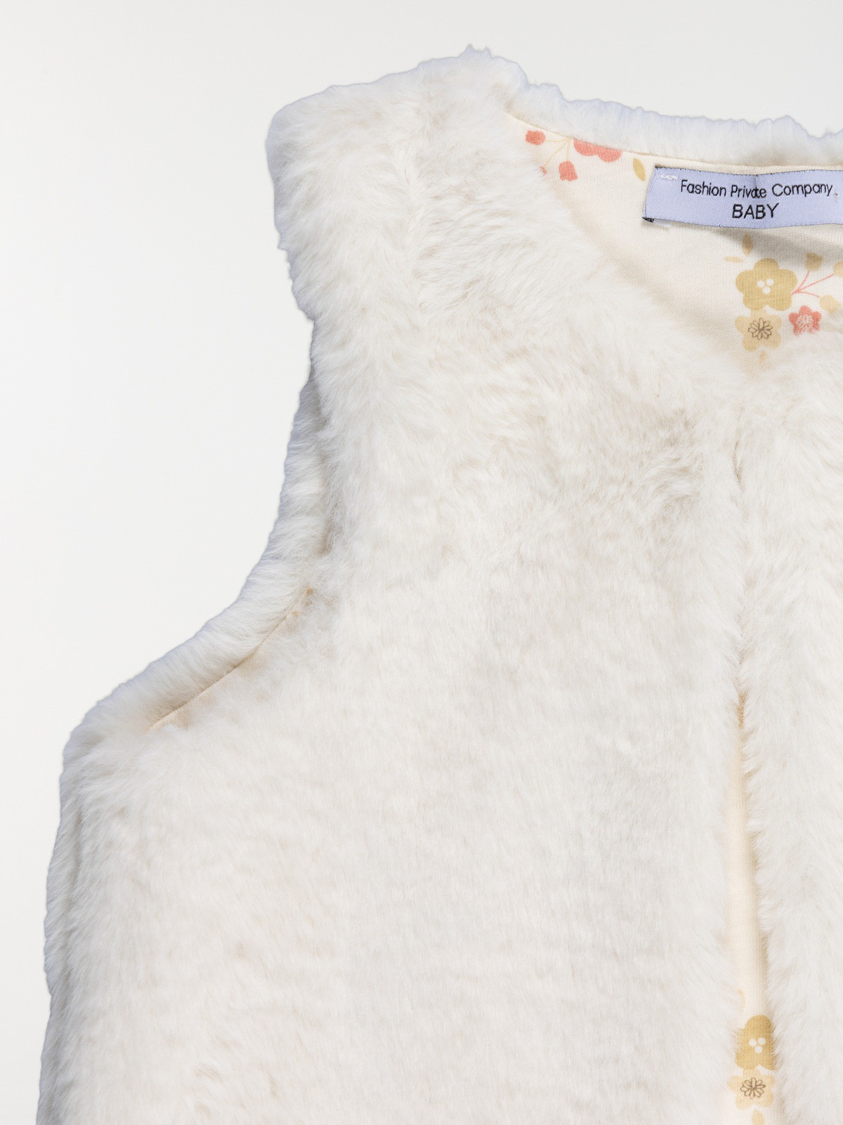 Gilet doux sans manches fille (3-36M)