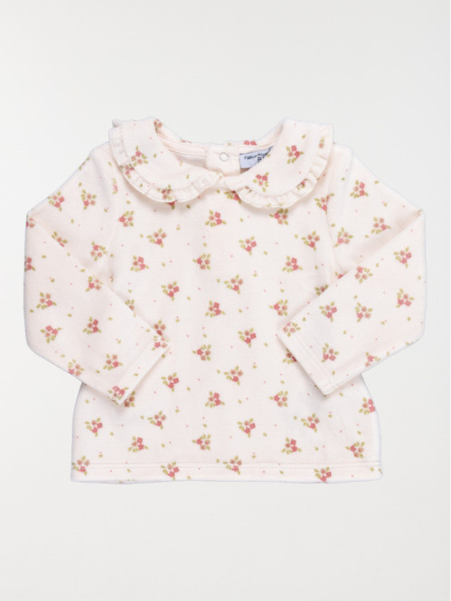 Pyjama imprimé fleuri fille...
