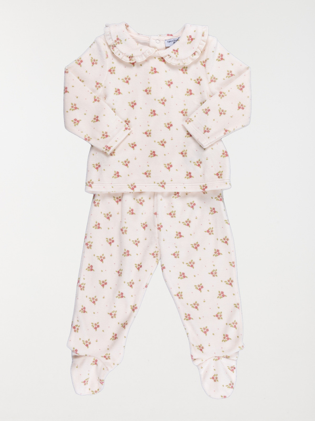 Pyjama imprimé fleuri fille (6-36M) Pyjama imprimé fleuri fille (6-36M)