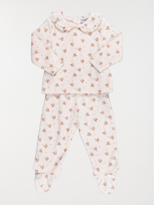 Pyjama imprimé fleuri fille...