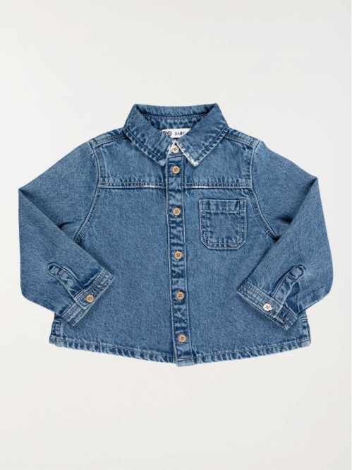 Chemise en jean garçon (6-36M)