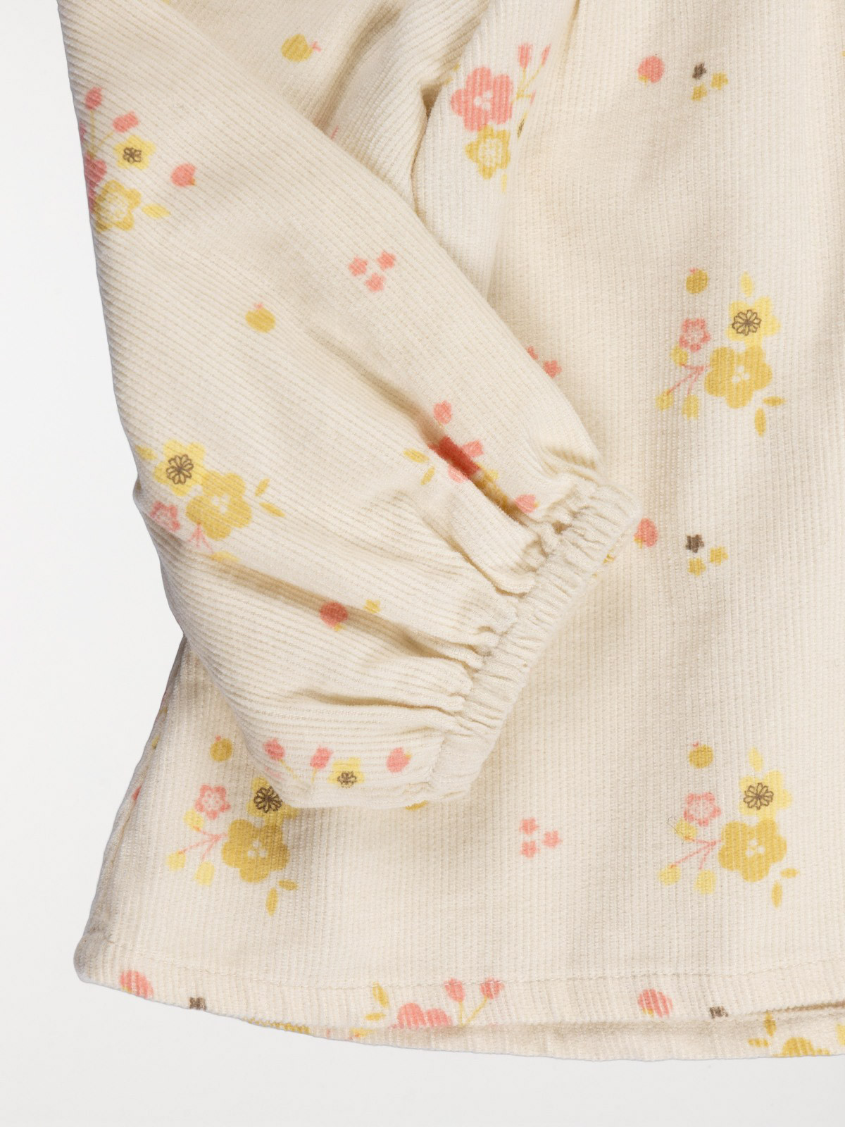 Blouse en velours fleuri fille (3-36M) Blouse en velours fleuri fille (3-36M)