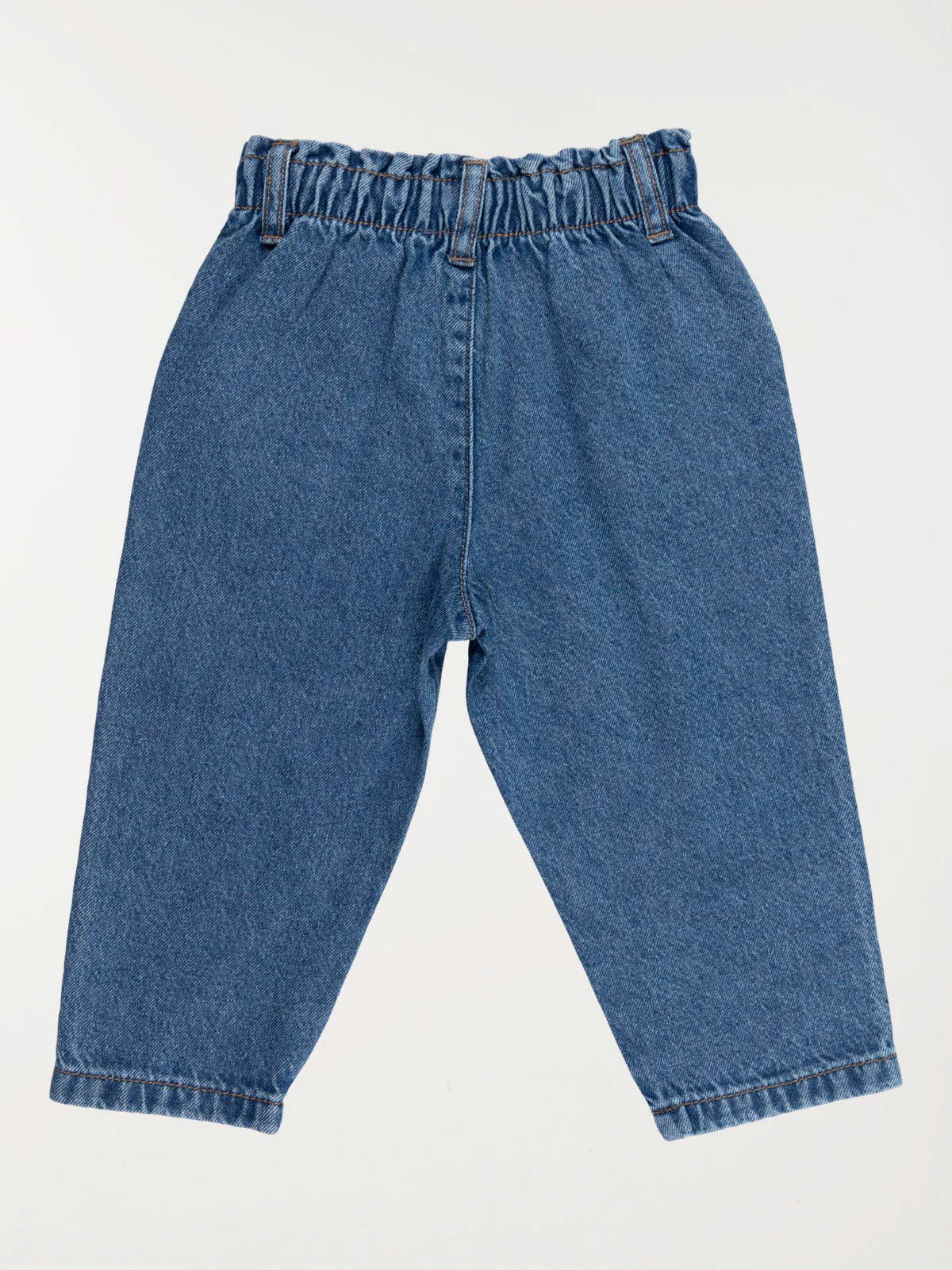 Jean noeud denim stone fille (6-36M) Jean noeud denim stone fille (6-36M)
