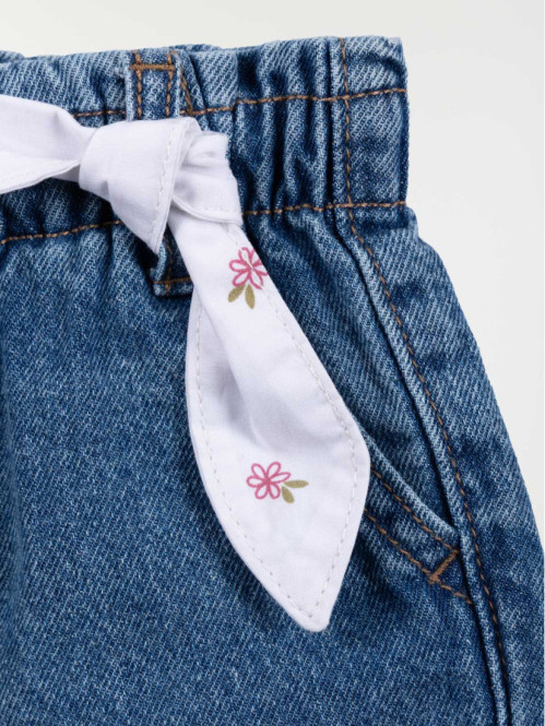 Jean noeud denim stone...