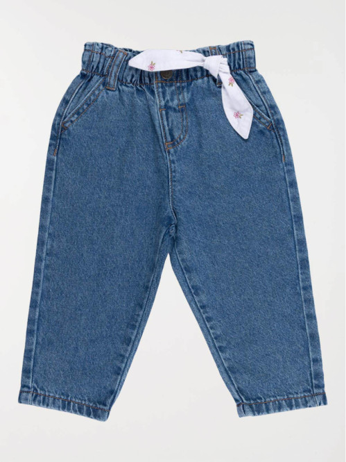 Jean noeud denim stone...
